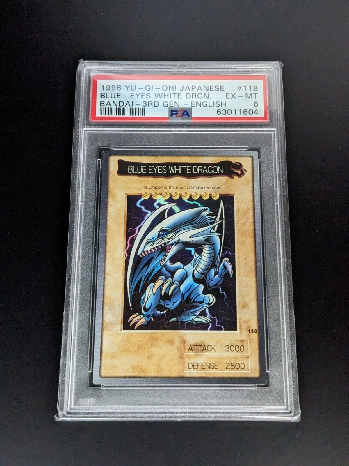 YU-GI-Oh! JP Bandai-3rd Generation 118 Blue-Eyes White YU-GI-Oh! JP Bandai-3rd Generation 118 Blue-Eyes White