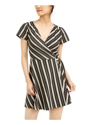 ХРУСТАЛЬНЫЕ КУКЛЫ Женские черные с коротким рукавом Short Fit + расклешенное платье XXS