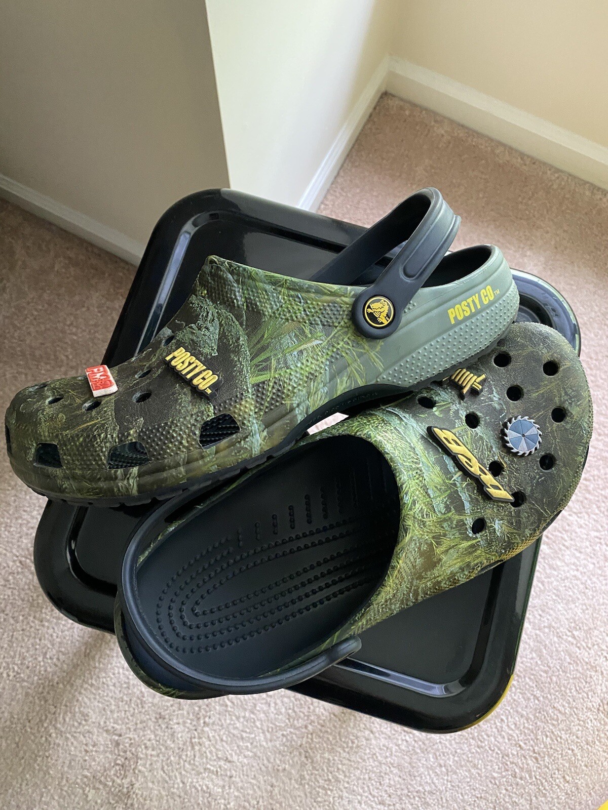 mens post malone crocs