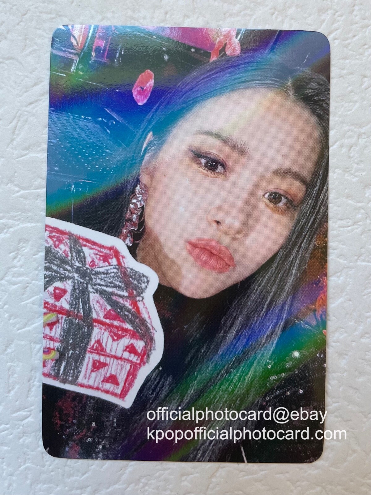 ITZY イェジ トレカ ラキドロ withdrama CRAZYINLOVE ITZY CRAZY IN LOVE Withdrama Benefit Official Hologram