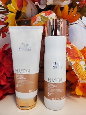 Wella Professionals ~  Fusion Shampoo and Conditioner Set ~ New ~ Fast Shipping