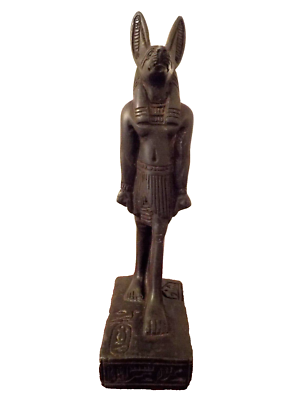 Egyptian Stone Statue Anubis, Man / Jackal headed, God of Mummification, 6  1/2" | eBay
