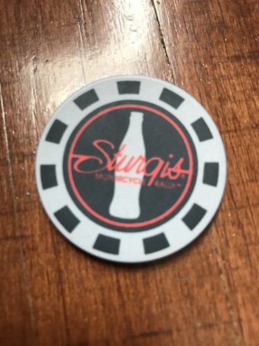 78Th Annual Sturgis, SD Motorcycle Rally Poker Chip Gray