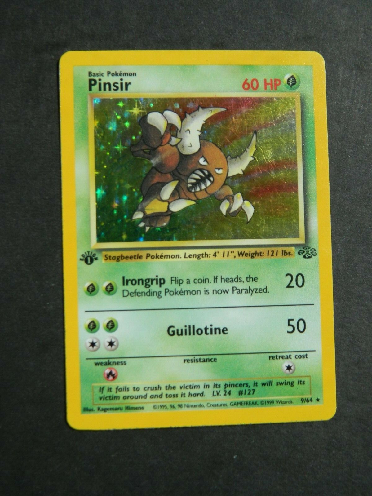 ポケモン - Pinsir カイロス 1ED 1st Edition 英語版 9/64 Pokemon 1ST EDITION PINSIR 9/64 - JUNGLE SET HOLO - LP/MP | eBay