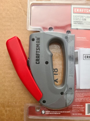 Craftsman Staple Gun Craftsman Easy fire Light Duty Staple Gun NEW