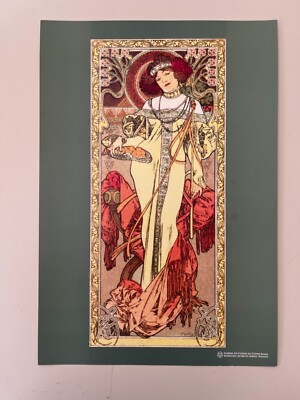 Alphonse Mucha 【百合の聖母】　美品 Alphonse Mucha 【百合の聖母】 美品 - メルカリ