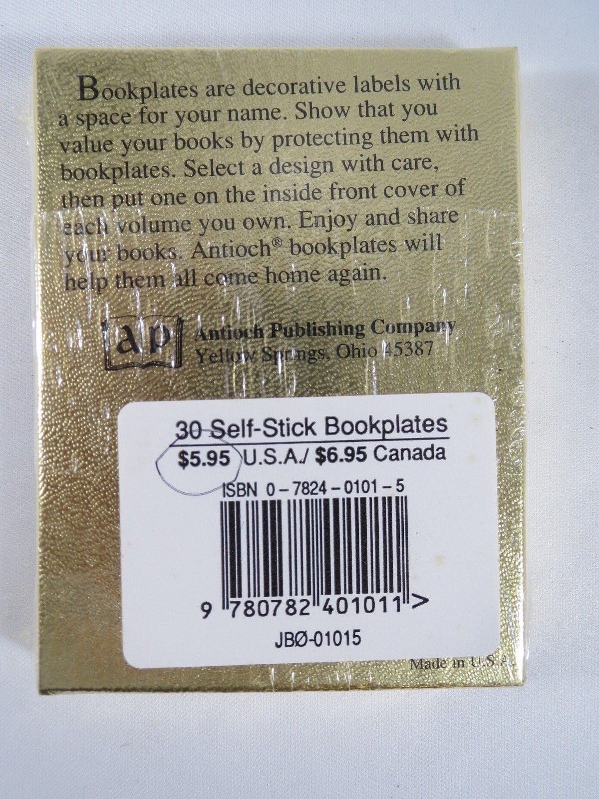Vintage Antioch 50 Bookplates 