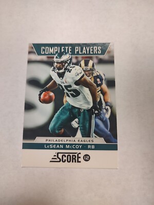 2012 Score Complete Players Glossy #2 LeSean McCoy EAGLES (PWE)