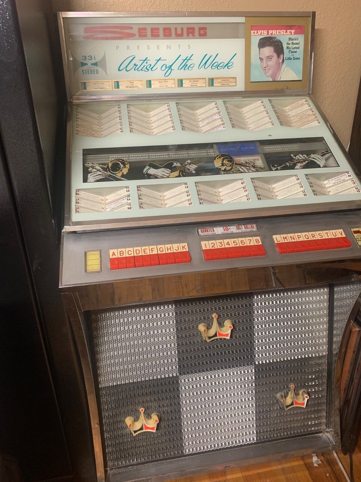 Vintage Seeburg Select-O-Matic 160 Selections Jukebox Model