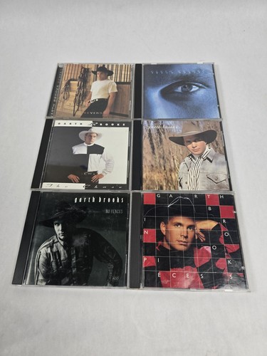 Garth Brooks 7 CD Music Lot Sevens The Chase No Fences In Garth Brooks 7 CD Music Lot Sevens The Chase No Fences In