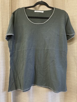 Lulu B solid Black w/ silver thread collar Sz XL