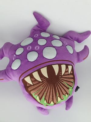 League Of Legends Riot Games Purple Monster Plush Cushion Pillow Teeth 42CM