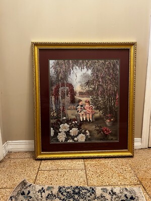 Glynda Turley ''Secret Garden III'' signed framed large print