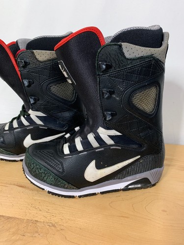Nike Zoom Kaiju Snowboarding  Boots Size 8.5 376276-001 Black Red Used