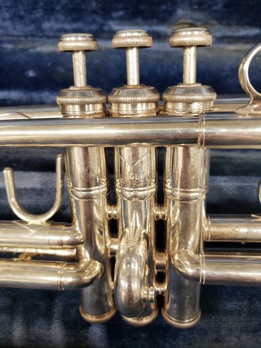 Bach Stradivarius Model 229L Silver C Trumpet.  CL 59871, L Bore, Early 1970s.