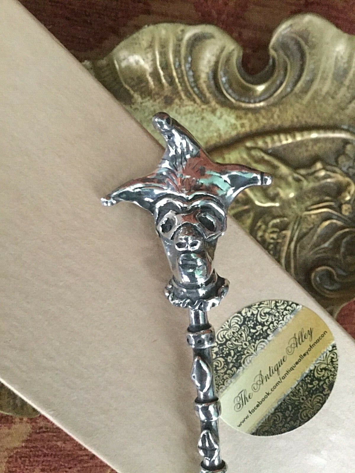 Metal Morphosis Handcrafted JESTER Shriner Small Serving Spoon  ~ NIB