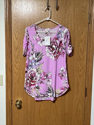 NWT~LuLaRoe Morgan Flare T~XS~Gorgeous Floral ~~~ More Recent Release! New