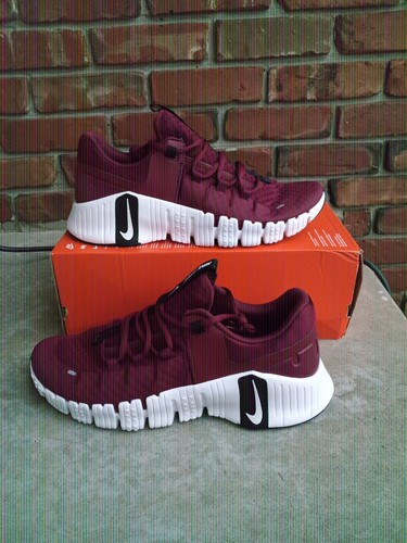 Nike Free Metcon 5 Tb Mens Size 11.5 Maroon White Black
