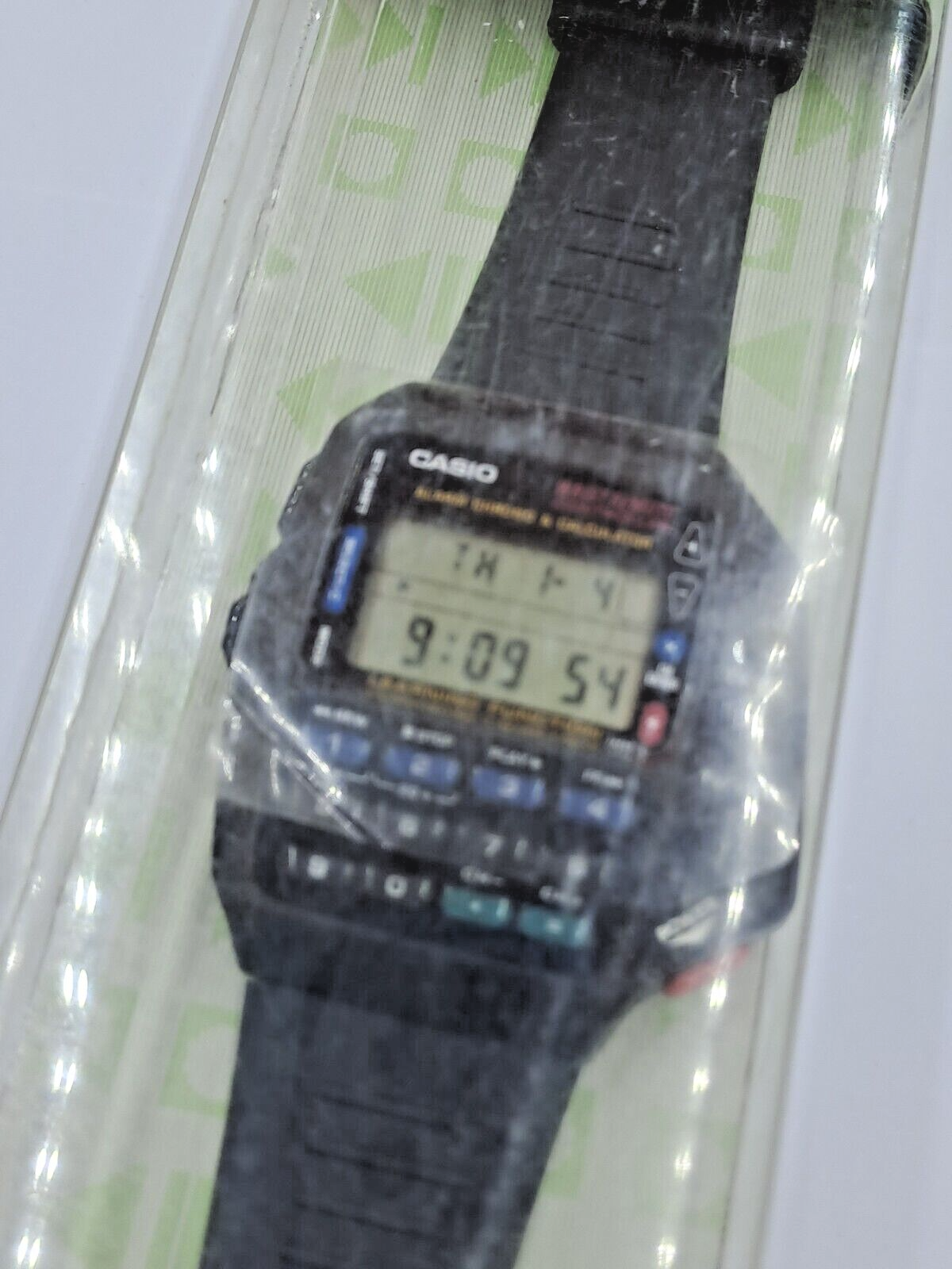 Pre-owned Casio Xrare  1174 Cmd-40-1uzt Vtg Watch Remote Tv Alarm Controller Chrono