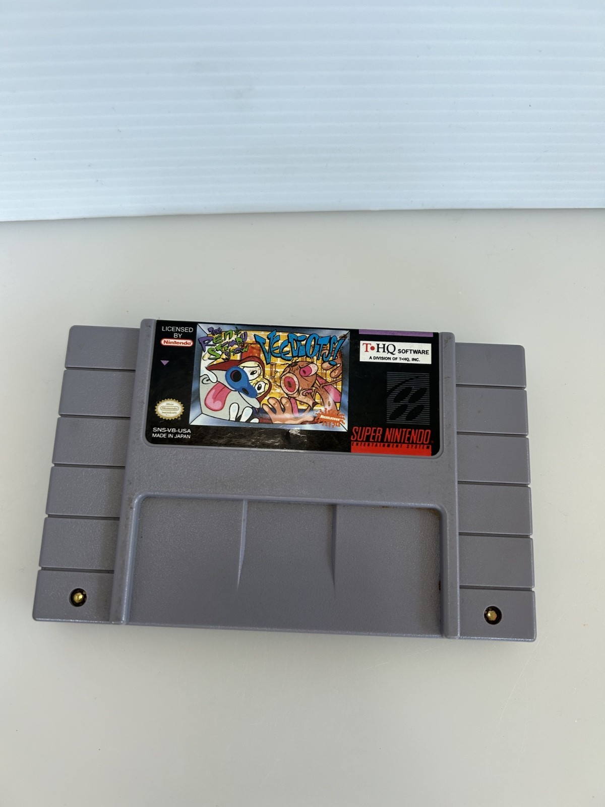 Ren & Stimpy Show Veediots! SNES Super Nintendo