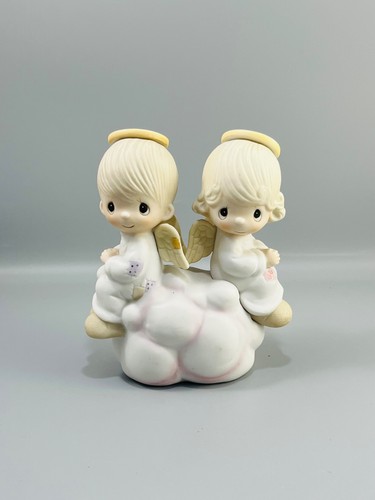 Vintage 1979 Precious Moments Jonathan & David But Love Goes On forever Figurine