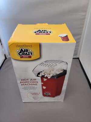 WestBend Air Crazy Mini Hot Air Popcorn Machine - Makes 2 Quarts