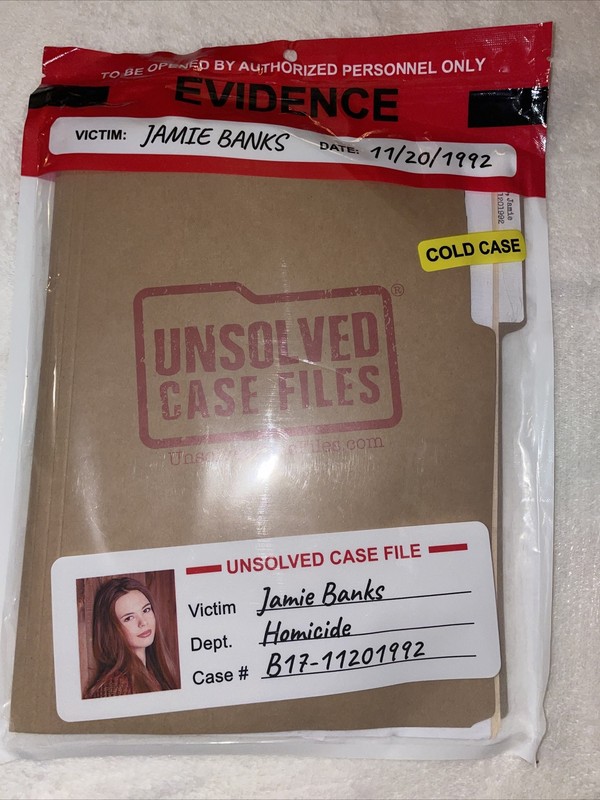 Unsolved Case Files Jamie Banks (2019) Board Game Board Game Guys