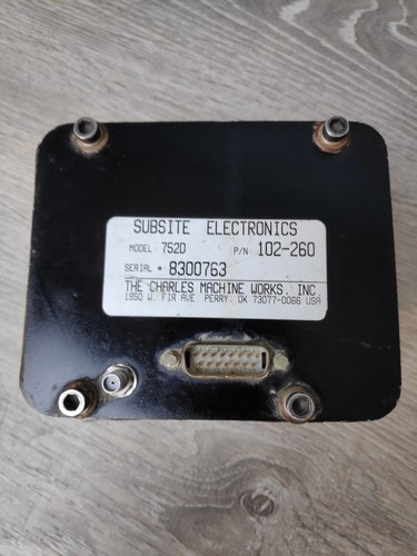 Ditch Witch 752 Tracker w/ Ditch Witch 752 Display