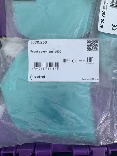 Optrel 5000.250 Front Cover Lens For P550 Helmet 5 each Per Pack