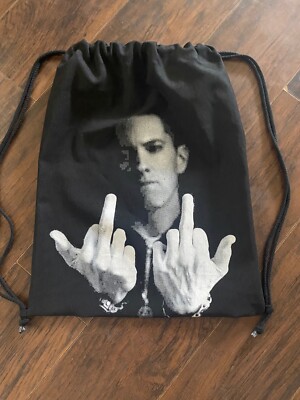 Eminen Drawstring Backpack / Slim Shady Bag Dust Carryon RapGod
