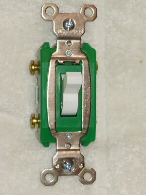  INDUSTRIALegrand  Pass & Seymour  30-Amp  2 POLE  White  Toggle Light Switch
