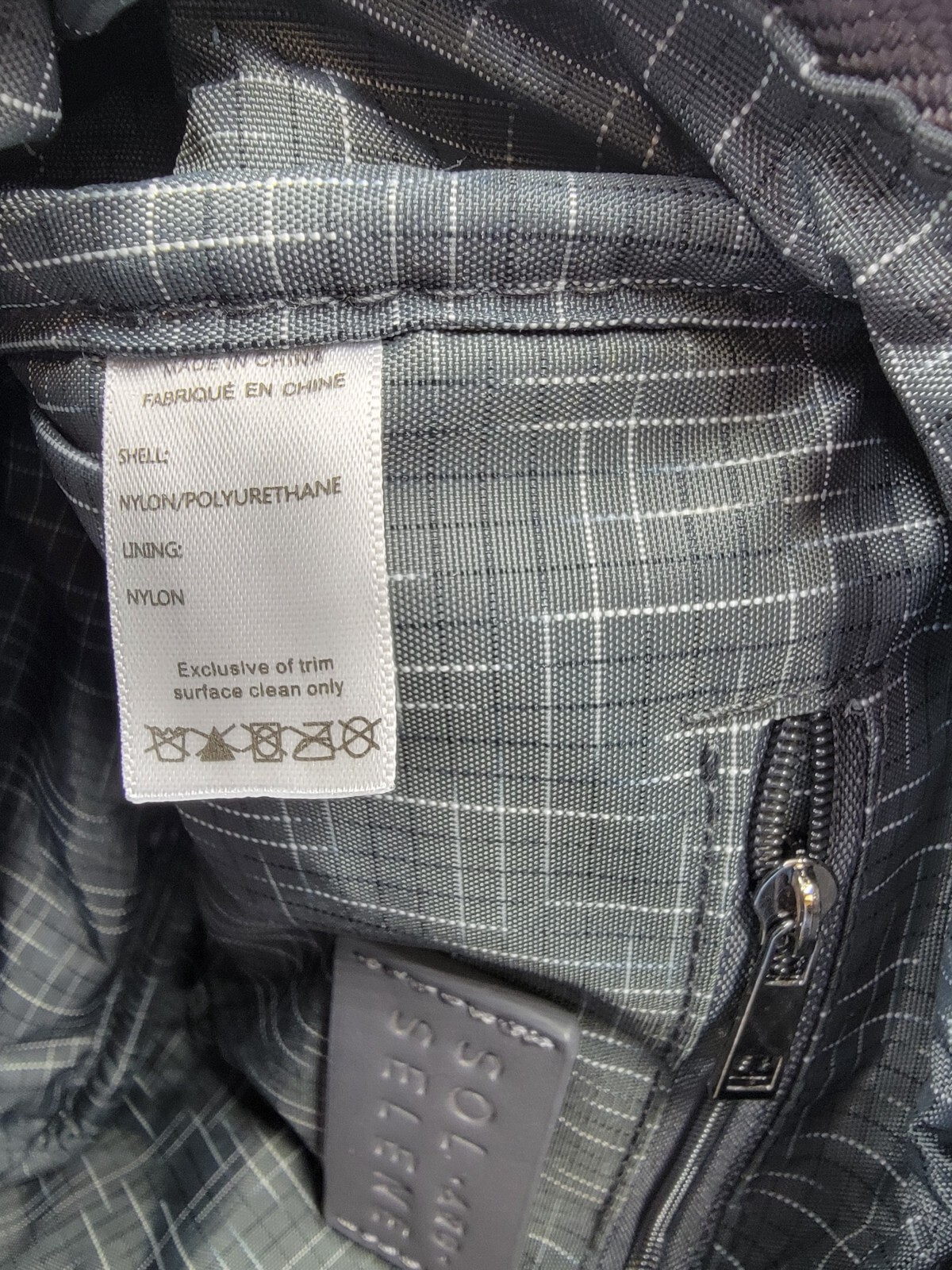 SOL AND SELENE Pristine Crossbody Bag Women's Slate Gray Adjustable Strap - Picture 12 of 15