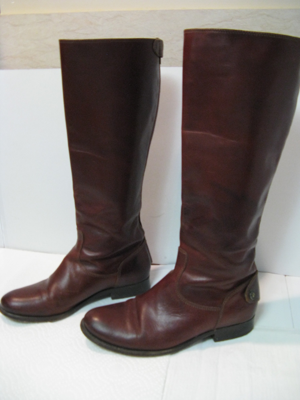 frye boots with zipper in back