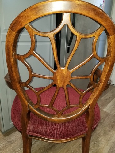 Ethan Allen Cherry Spider Back Arm Chair-Vintage EXC cond-Never sat on