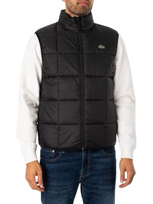 

Мужской пуховик Lacoste с логотипом, черный, BH1585-00-C31