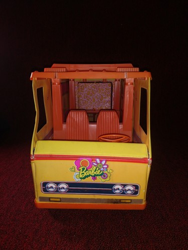Vintage 1971 Barbie Country Camper RV Mattel-groovy colors