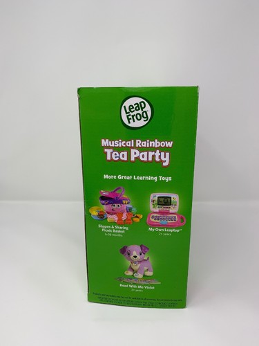 LeapFrog Musical Rainbow Tea Party Children's Play Set, Toy ~ NEW - 2597 - Read