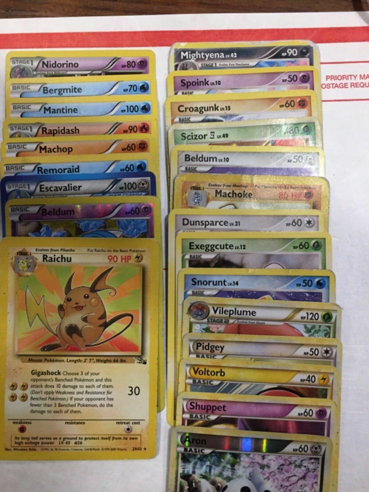 lot of well over 100 Pokemon Cards 1999 2000 2007 2008 2009 2010 2011 2012 2014