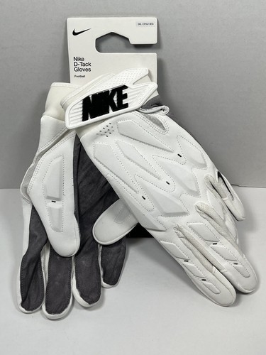 Nike D-Tack 7.0 Football Lineman Gloves White Mens Size 3XL Nike D-Tack 7.0 Football Lineman Gloves White Mens Size 3XL