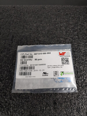 WE WURTH ELEKTRONIK 50pcs 687 610 050 002 WR FPC 50mm FFC Cable