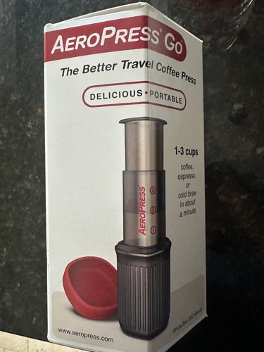 Go Travel Coffee Press Kit - 3 In 1 Brew Method Combines French Press,