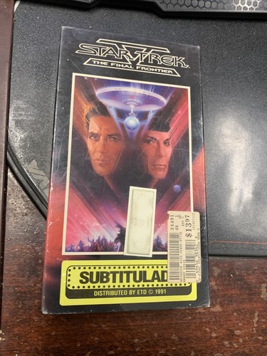 Star Trek V: The Final Frontier VHS FACTORY SEALED/32044 Paramount