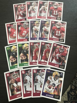 2020 Panini Score Football Rookies Pick Your Player & Complete Your Set #331-440
