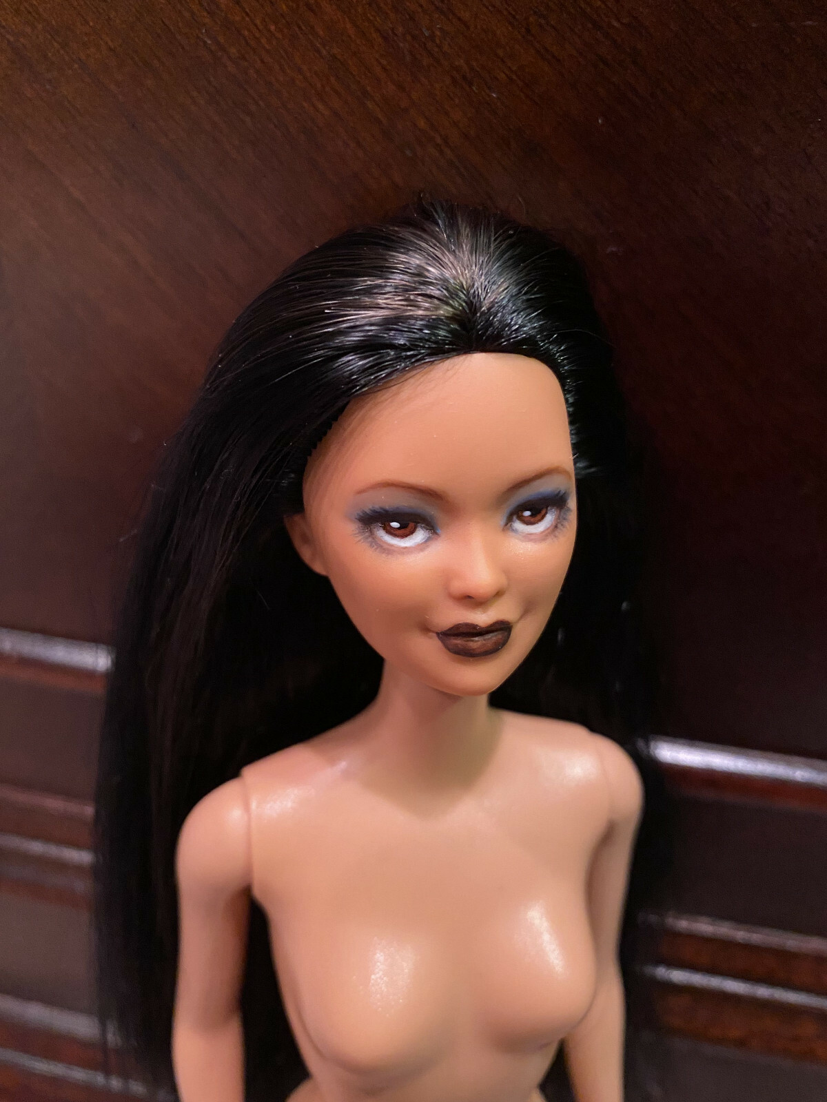 OOAK Custom Fully Repainted_Barbie Doll Kira Asian___HEAD___