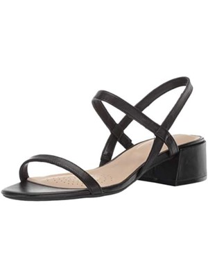 

KENNETH COLE Женские черные кожаные сандалии без шнуровки с квадратным носком Maisie, 8 м, Черный, KLS9102LE
