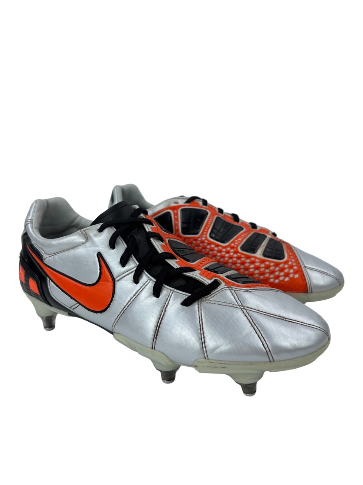 Nike Total 90 Strike III SG - Platinum/Orange/Black Cleats