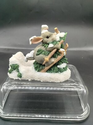 Charming Tails by Fitz & Floyd ''Who Put That Tree There?'' #87/621 - New Open Box