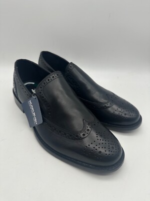 BRAND NEW Nunn Bush Black Comfort Gel Black Leather Loafers 84690 001 Sz 8 W