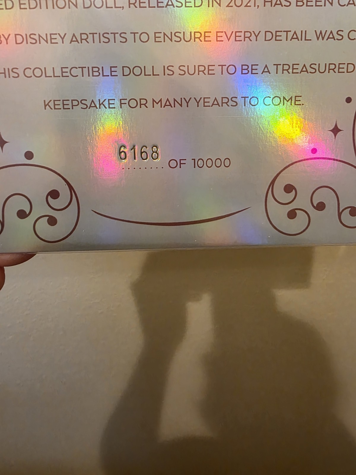 Walt Disney World 50th Anniversary Cinderella Limited Edition Doll 