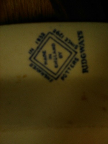 Small Platter W. Ridgway& Co.